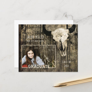 Rustic Country Budget Western Bull Cow Skull