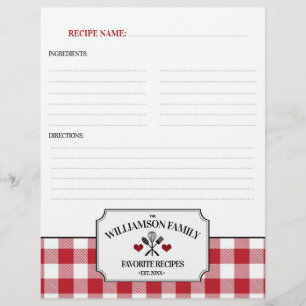 Rustic Country Cuisine Famille Recette Classeur In