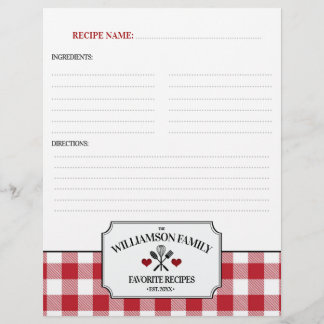 Rustic Country Cuisine Famille Recette Classeur In