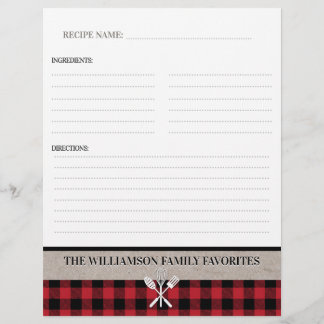 Rustic Country Kitchen Recette Classeur Insertion