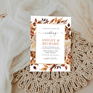 Rustic Fall quitte le Faire-part de mariage Mariag