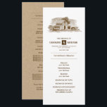 Rustic Farm, Kraft Programme de mariage papier<br><div class="desc">Ferme rustique | Kraft Papier design personnalisé programme de mariage plat. Invitations de mariage,  Invitations de douche nuptiale,  Enregistrer les cartes de date,  Cartes de remerciement,  Faveurs de mariage et Cadeaux disponibles dans la catégorie Design rustique de notre magasin.</div>