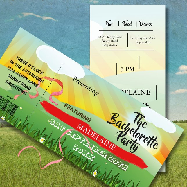 Rustic Festival Field Music Bachelorette (Créateur téléchargé)