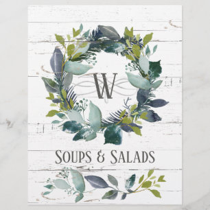 Rustic Greenery Wreath Recette Organisateur Divide