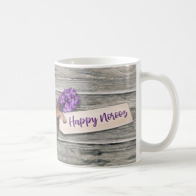 Rustic Happy Norooz Hyacinth - Mug (Droite)