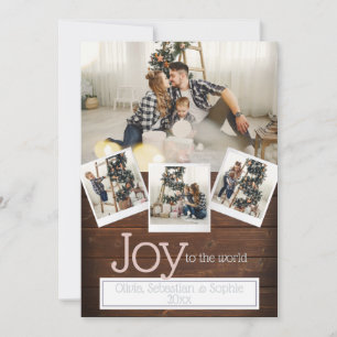 Rustic Holiday Modern 4 Cadre photo
