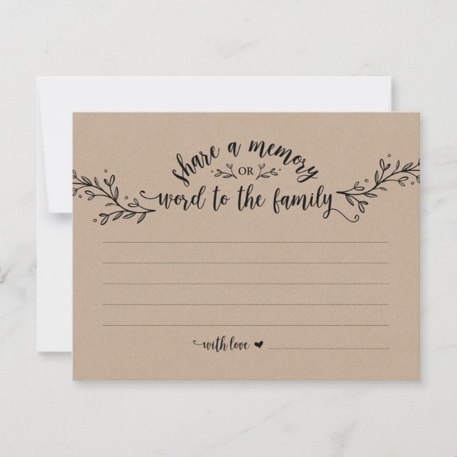 Rustic Kraft partage une carte mémoire (Devant)