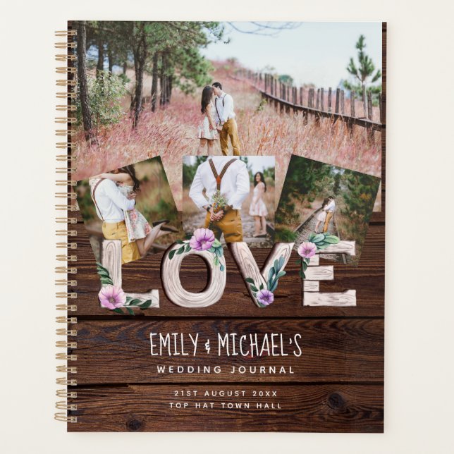 Rustic Love Lilac Mariage Fête des mariées Photos (Devant)