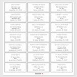 Rustic Mariage Étiquettes de adresse invités<br><div class="desc">Ce étiquette de adresse d'hôtes rustique mariage de l'océan est parfait pour votre mariage boho de plage rustique. Ce design présente une calligraphie en noir et blanc audacieuse avec un arrière - plan océanique pour correspondre à votre destination de plage mariage ou un mariage moderne décontracté au printemps, à l'été...</div>