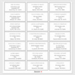 Rustic Mariage Étiquettes de adresse invités<br><div class="desc">Ce étiquette de adresse d'hôtes rustique mariage de l'océan est parfait pour votre mariage boho de plage rustique. Ce design présente une calligraphie en noir et blanc audacieuse avec un arrière - plan océanique pour correspondre à votre destination de plage mariage ou un mariage moderne décontracté au printemps, à l'été...</div>