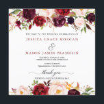 Rustic Marsala Bourgogne Programme de mariage<br><div class="desc">Tout le monde aimera lire les détails de votre mariage avec ce magnifique programme de mariage de script de calligraphie.

Voir tous nos articles correspondants dans notre collection Rustic Burgundy Marsala :
https://www.zazzle.com/collections/rustic_burgundy_marsala-119549341348963566

Visitez notre site pour plus de design et d'inspiration : www.creativeuniondesign.com</div>