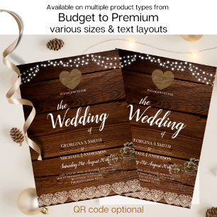 Rustic Mason Jars Lumières Dentelle Gypsophilie MA