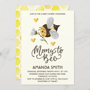 Rustic Mommy to be Baby shower Invitation