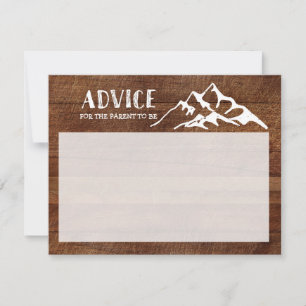 Rustic Mountain Conseil pour les parents Insérer u