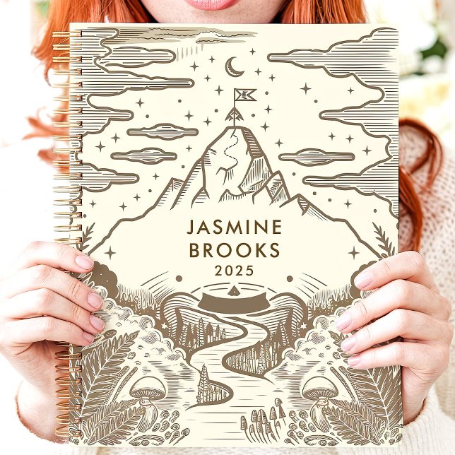 Rustic Mountain Landcape Nom personnalisé (Créateur téléchargé)