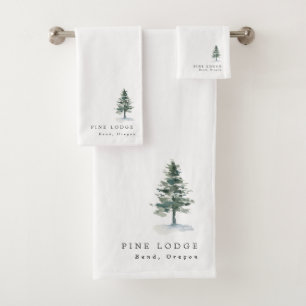 Rustic Pine Tree Motel Business Guest