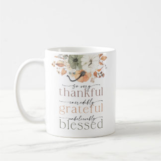 Rustic Pumpkins Thanksgiving Dinner Mug
