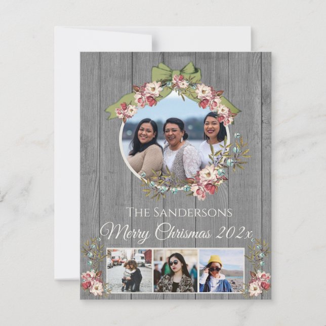 Rustic Romantic Holiday 4 Photo collage Noël (Devant)