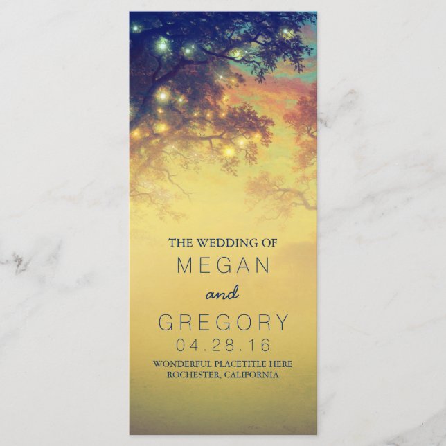 Rustic String Lights et Arbres Programmes de maria (Devant)