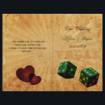 Rustic Vegas Emerald Green programme de mariage pl<br><div class="desc">Rustic Vegas Emerald Green Wedding programme,  vous devrez plier manuellement ces programmes. cliquez sur "effacer" sur vous droite si vous voulez supprimer les lignes pliantes sur l'avant et l'arrière ces lignes pliantes sont données pour vous guider qu'aucun de votre texte ne tourne vers l'autre côté. Produits correspondants également disponibles.</div>