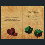 Rustic Vegas Emerald Green programme de mariage pl<br><div class="desc">Rustic Vegas Emerald Green Wedding programme,  vous devrez plier manuellement ces programmes. cliquez sur "effacer" sur vous droite si vous voulez supprimer les lignes pliantes sur l'avant et l'arrière ces lignes pliantes sont données pour vous guider qu'aucun de votre texte ne tourne vers l'autre côté. Produits correspondants également disponibles.</div>