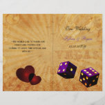 Rustic Vegas Emerald violet plié programme de mari<br><div class="desc">Rustic Vegas Emerald violet Wedding programme, vous devrez plier manuellement ces programmes. cliquez sur "clear" sur vous droite si vous voulez supprimer les lignes pliantes à l'avant et à l'arrière ces lignes pliantes sont donnés pour vous guider qu'aucun de votre texte ne tourne à l'autre côté. Produits correspondants également disponibles....</div>