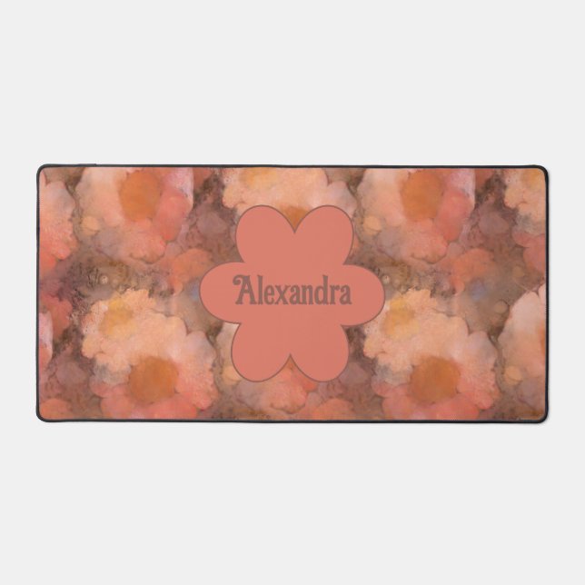 Rustic Watercolor Daisy Floral Pattern (Recto)