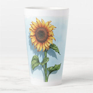Rustic Watercolor Sunflower Mug