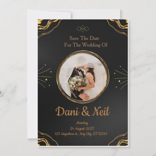 Rustic Wedding Invitation Country Wedding (Devant)