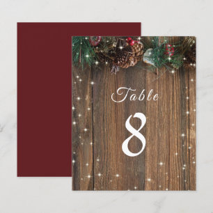 Rustic Wood Country Pine de Noël Garland Étincelle