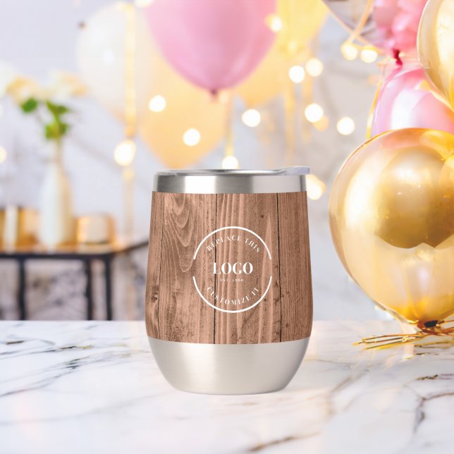 Rustic Wood Grain Branded with logo Website (Enterrement de vie de garçon)