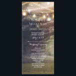 Rustic Woods Enchanted Forest & Lights Programme<br><div class="desc">Carte en rack du programme Forêt & Lumières en Bois Rustique Enchanted. Éléments correspondants disponibles.</div>