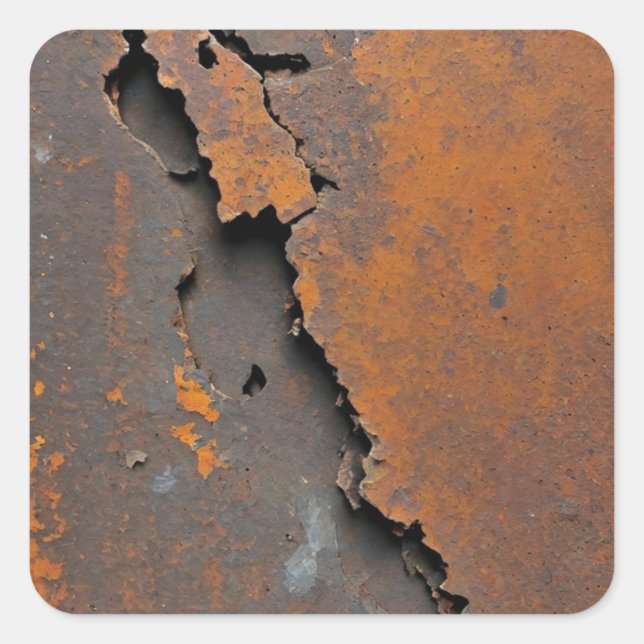 Rustic 'Worn' Metal Golf Ball Sticker (Devant)