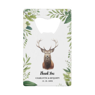 Rustique Antler Cadre Floral Mariage Faveur