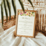 Rustique aquarelle Floral Mariage menu personnalis<br><div class="desc">Rustique Bourgogne coloré Aquarelle Floral Mariage Customisé Menu</div>