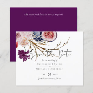 Rustique automne Citrouille Figs Fleurs Mariage