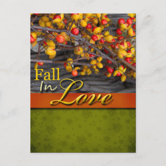 Rustique Automne Rustique En Amour Carte Postale M