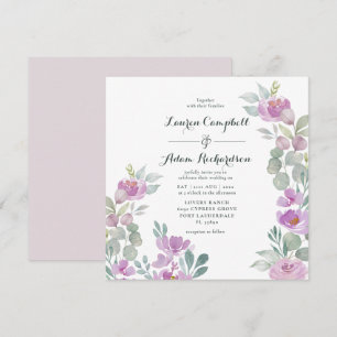 Rustique Blush rose Eucalyptus Mariage Invi