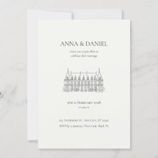 Rustique Boho Faire-part de mariage de verdure