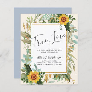 Rustique BOHO Sunflowers Mariage de verdure