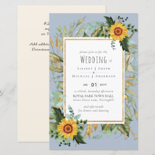 Rustique BOHO Sunflowers Mariage de verdure