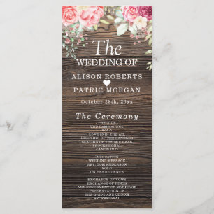 Rustique Bois Floral Chaînes luminaires Programme 