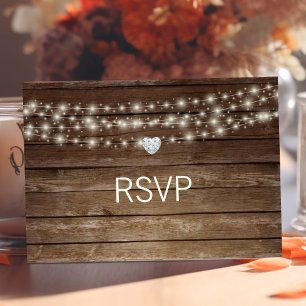 Rustique Bois Pays Mason Jar Lumières Mariage