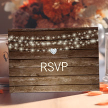 Rustique Bois Pays Mason Jar Lumières Mariage