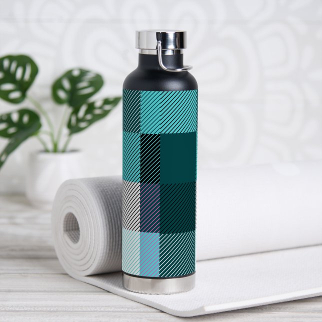 Rustique Contemporain Bouteille D'Eau Plaid (Yoga)