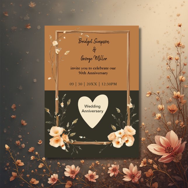 Rustique Earthy Floral Harmony Mariage (Créateur téléchargé)