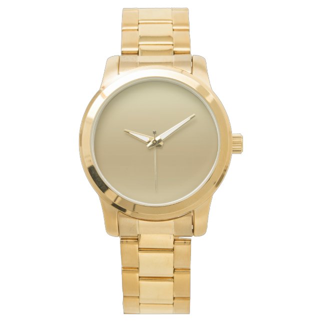 Rustique Elegant Gold Turquoise Homme Montre Brace (devant)