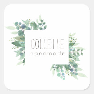 Rustique Fait À La Main Par Eucalyptus Étiquette D