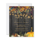 Rustique floral budget nuptiale invitation