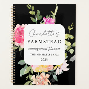 Rustique Floral Farmstead Management Noir